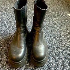 Zara lug sole boots